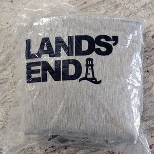 NEW Lands' End Men's XXL Heather Gray Lounge Pants Soft Pajama